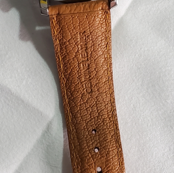 Citizen CA0641-32X Men's 44mm Ivory Dial Tan Leather Strap Chrono Leather Band - Picture 8 of 10